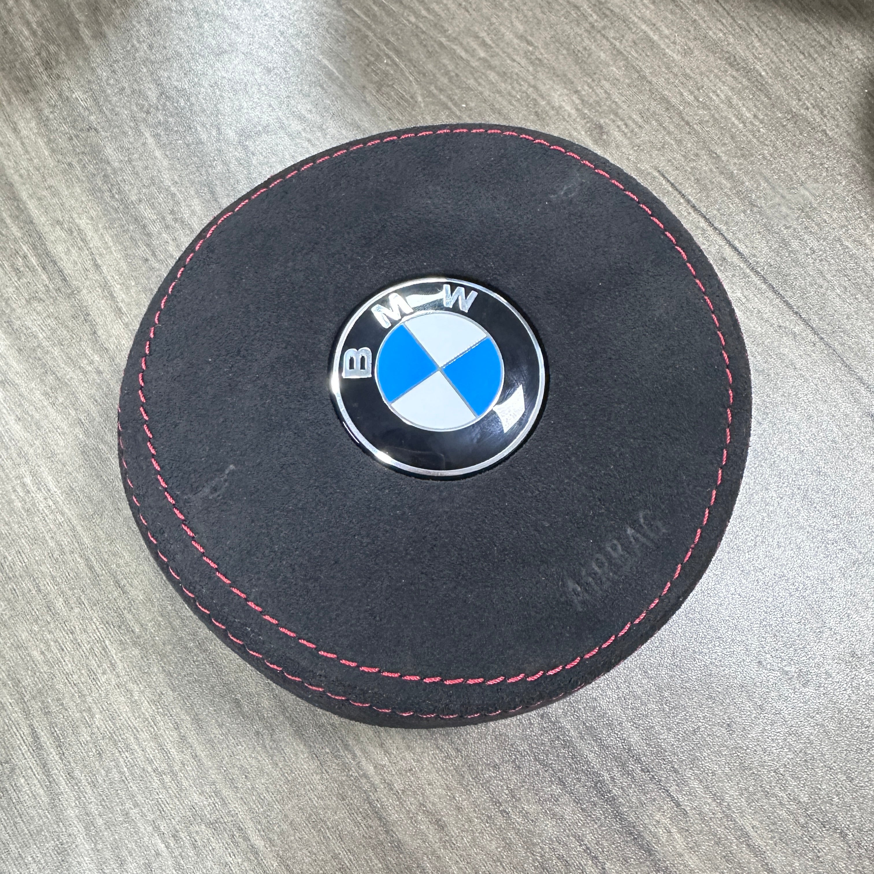 New leather speaker covers for BMW 3 Series, 5 Series and 7 Series. Customized airbag covers with logos. Personalized customization of steering wheels.