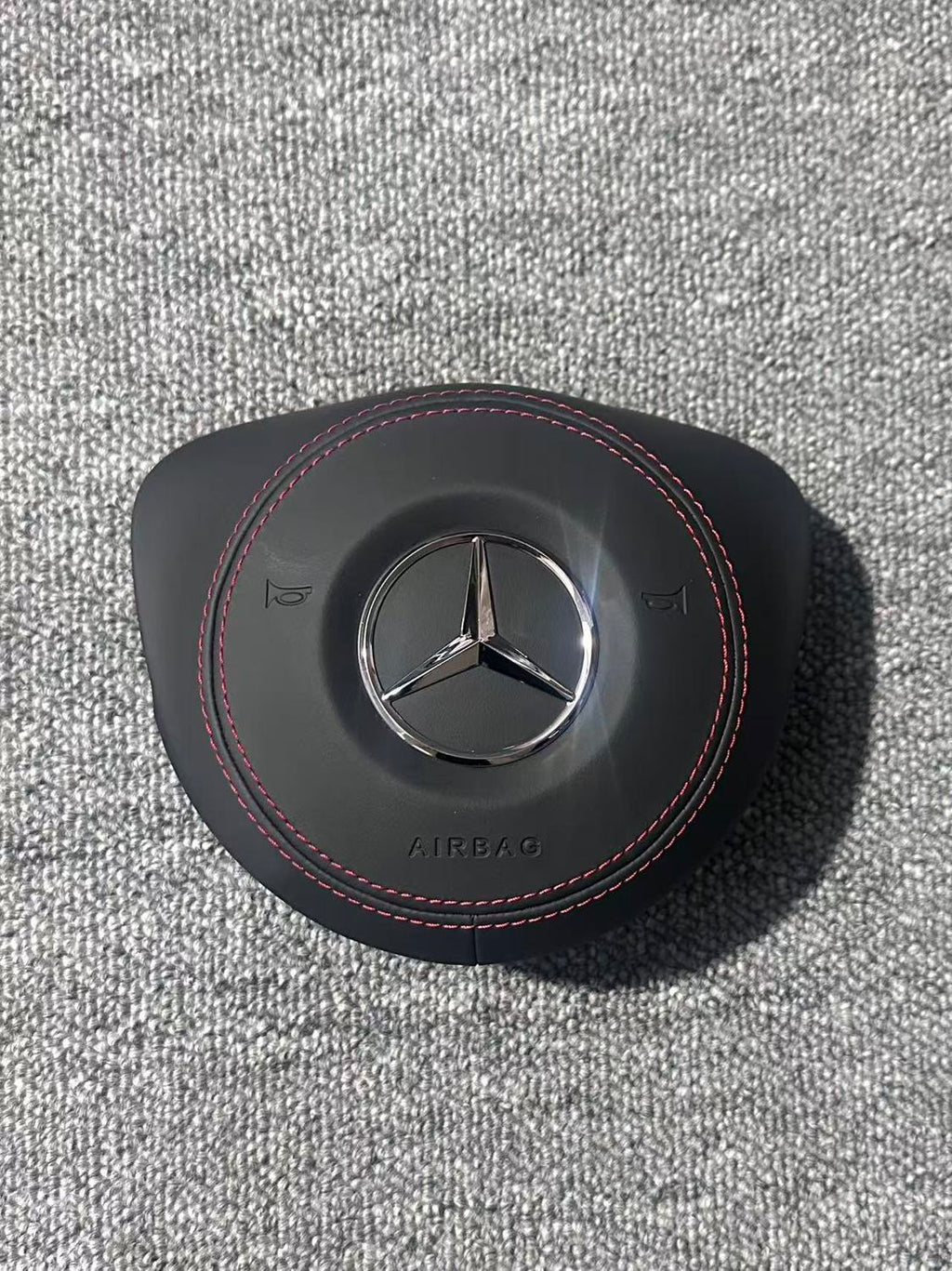 Adaptation for Mercedes-Benz C-Class C205, 213 V260, E200 Wuling steering wheel cover, horn cover modification, upgrade to leather material