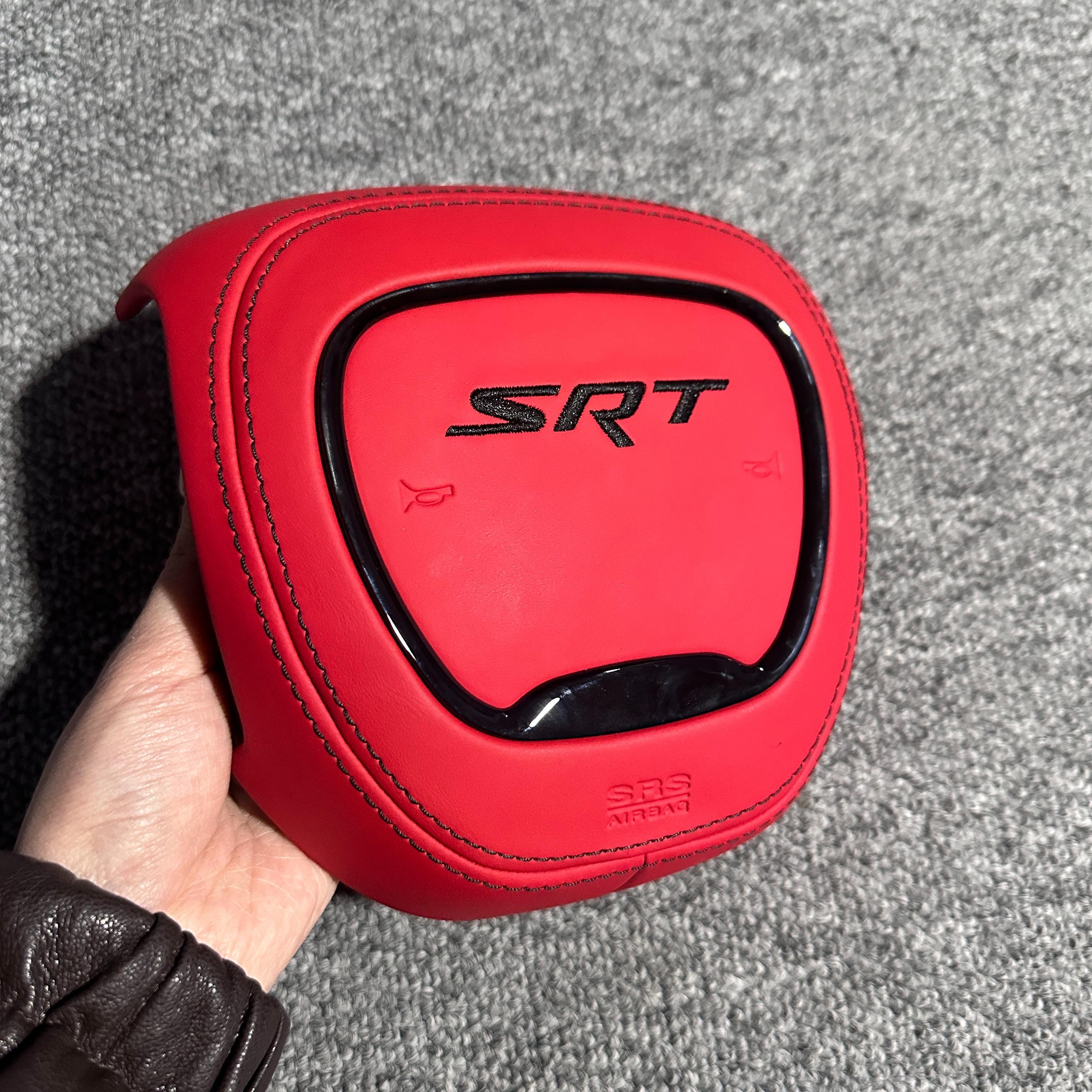 SRT , Custom Scat pack, R/T , Steering Wheel Center Cover - Premium Decorative Badge for Dodge Charger Challenger Durango and Chrysler 300 srt vehicle