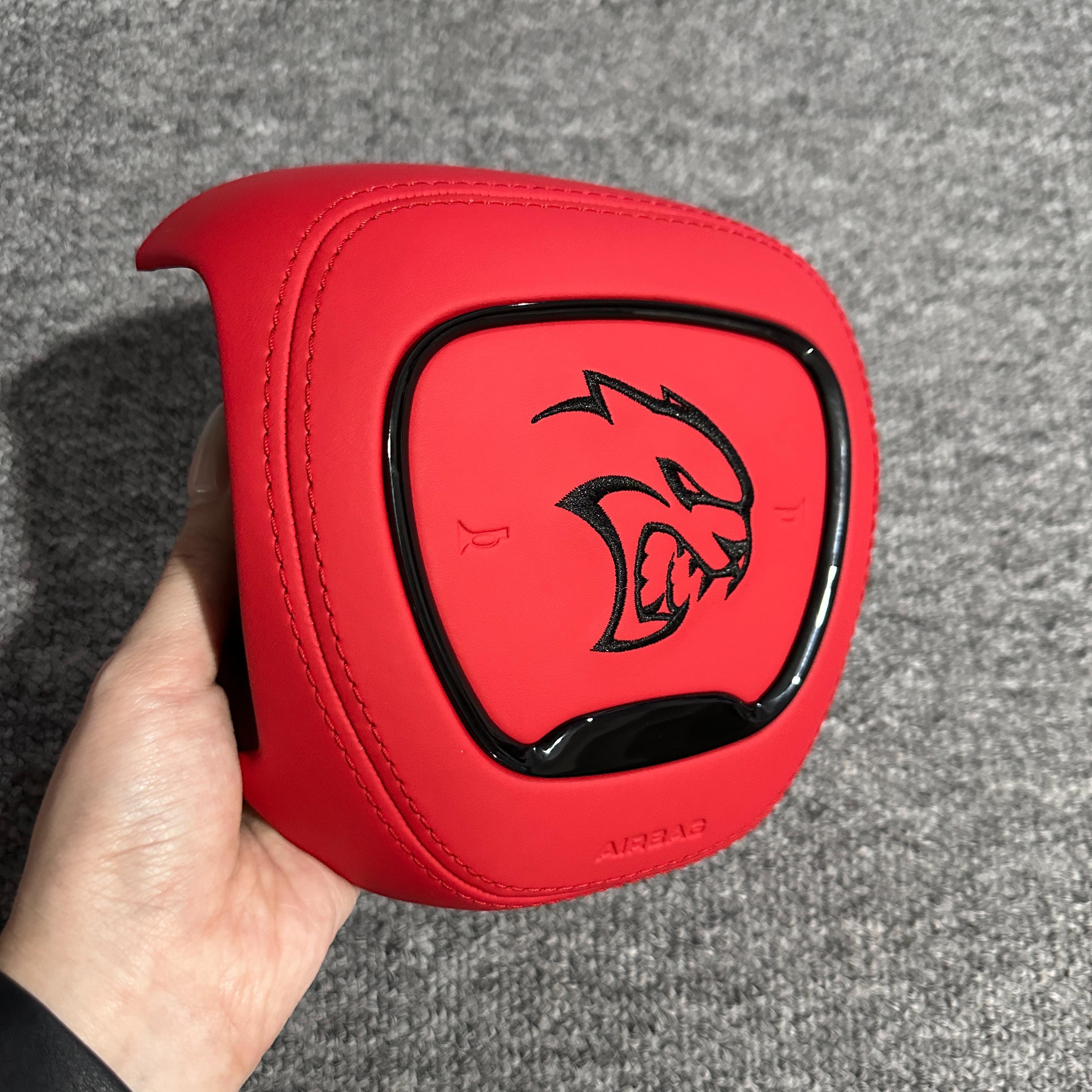 SRT , Custom Scat pack, R/T , Steering Wheel Center Cover - Premium Decorative Badge for Dodge Charger Challenger Durango and Chrysler 300 srt vehicle