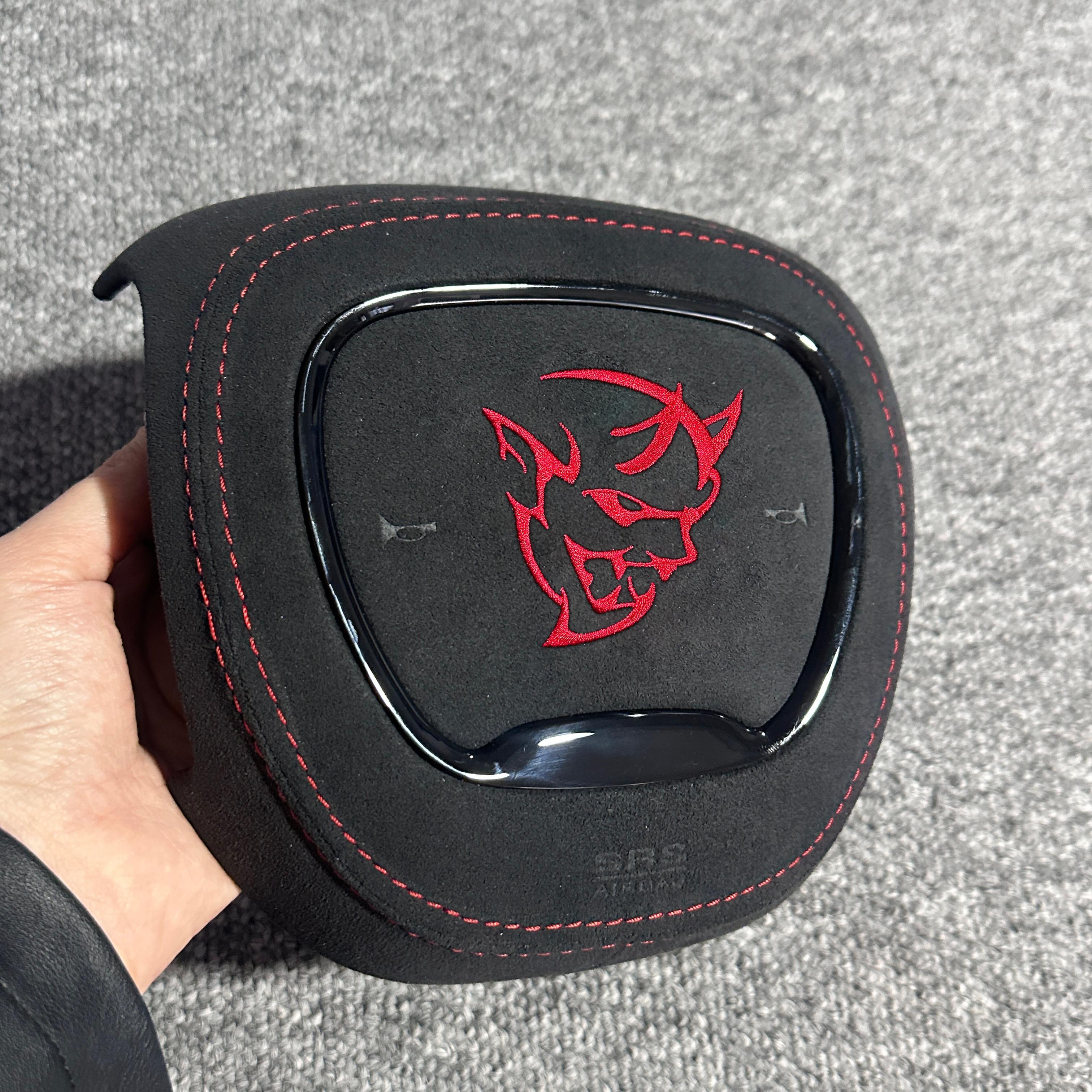 SRT , Custom Scat pack, R/T , Steering Wheel Center Cover - Premium Decorative Badge for Dodge Charger Challenger Durango and Chrysler 300 srt vehicle