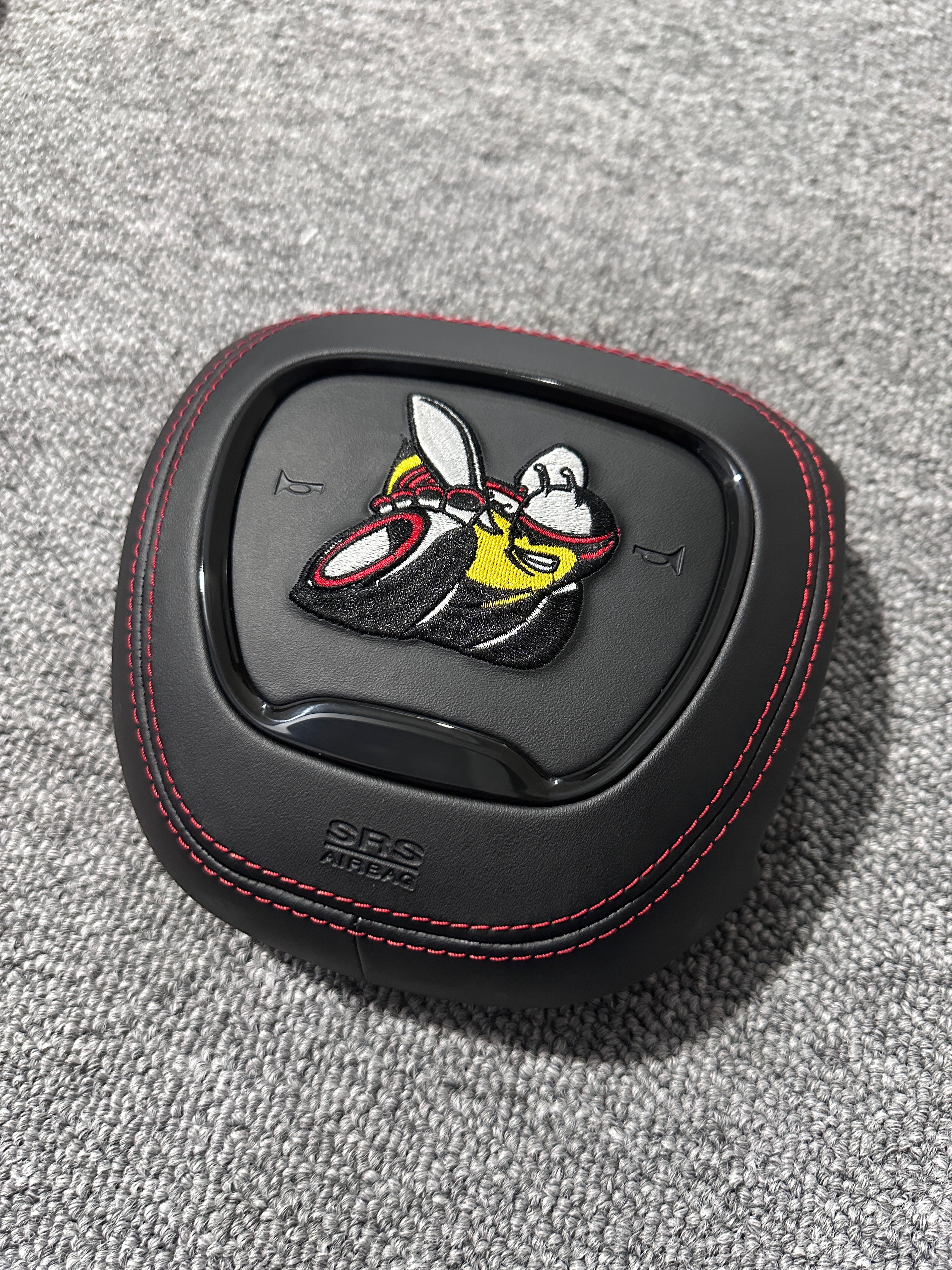 Dodge Charger Challenger 2015-2023 Horn Cover Button Steering Wheel Nappa