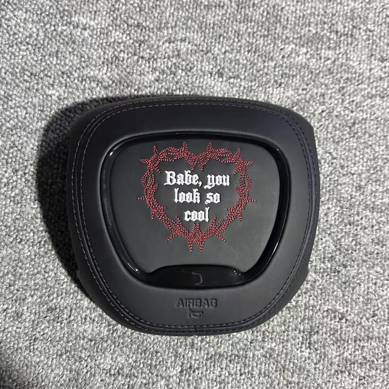 SRT , Custom Scat pack, R/T , Steering Wheel Center Cover - Premium Decorative Badge for Dodge Charger Challenger Durango and Chrysler 300 srt vehicle