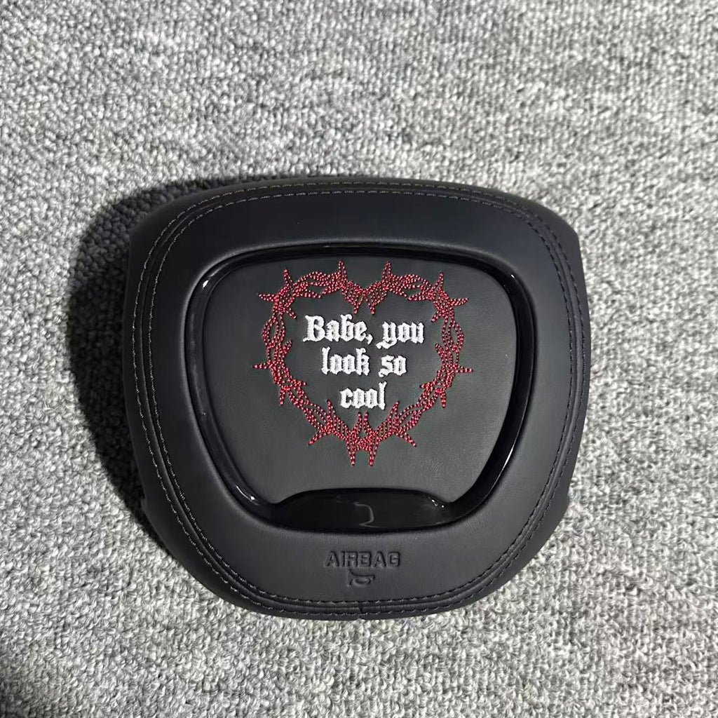 Dodge Charger Challenger 2015-2023 Horn Cover Button Steering Wheel Nappa