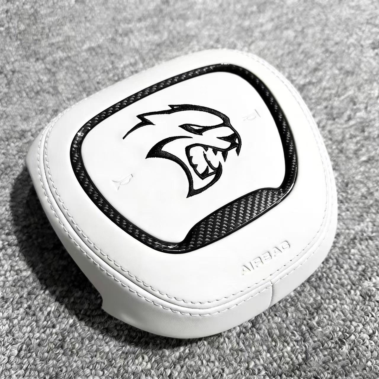 SRT ,Custom Scat pack,R/T,Steering Wheel Center Cover-Premium Decorative Badge for Dodge ChargerChallenger Durango and Chrysler 300