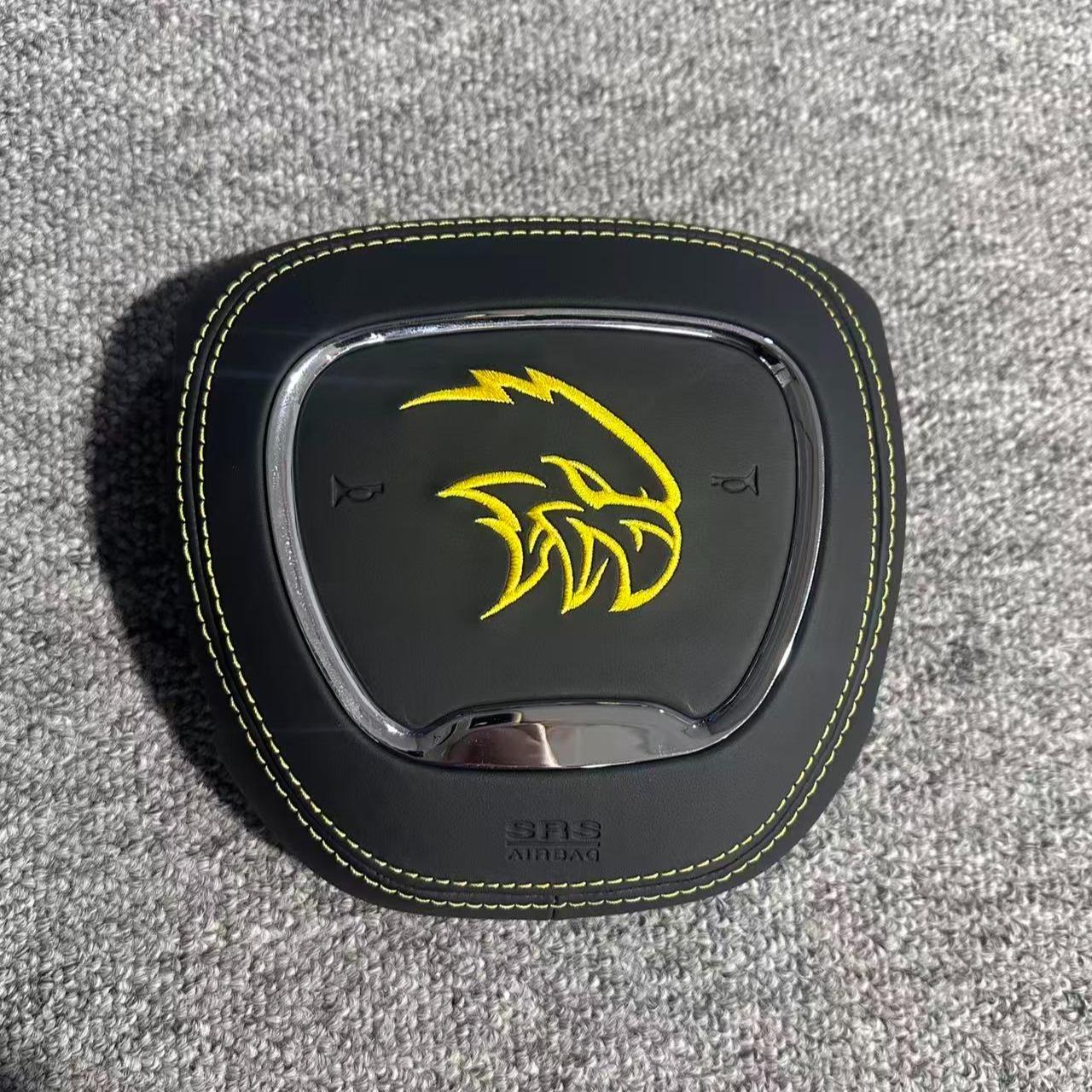 SRT , Custom Scat pack, R/T , Steering Wheel Center Cover - Premium Decorative Badge for Dodge Charger Challenger Durango and Chrysler 300 srt vehicle