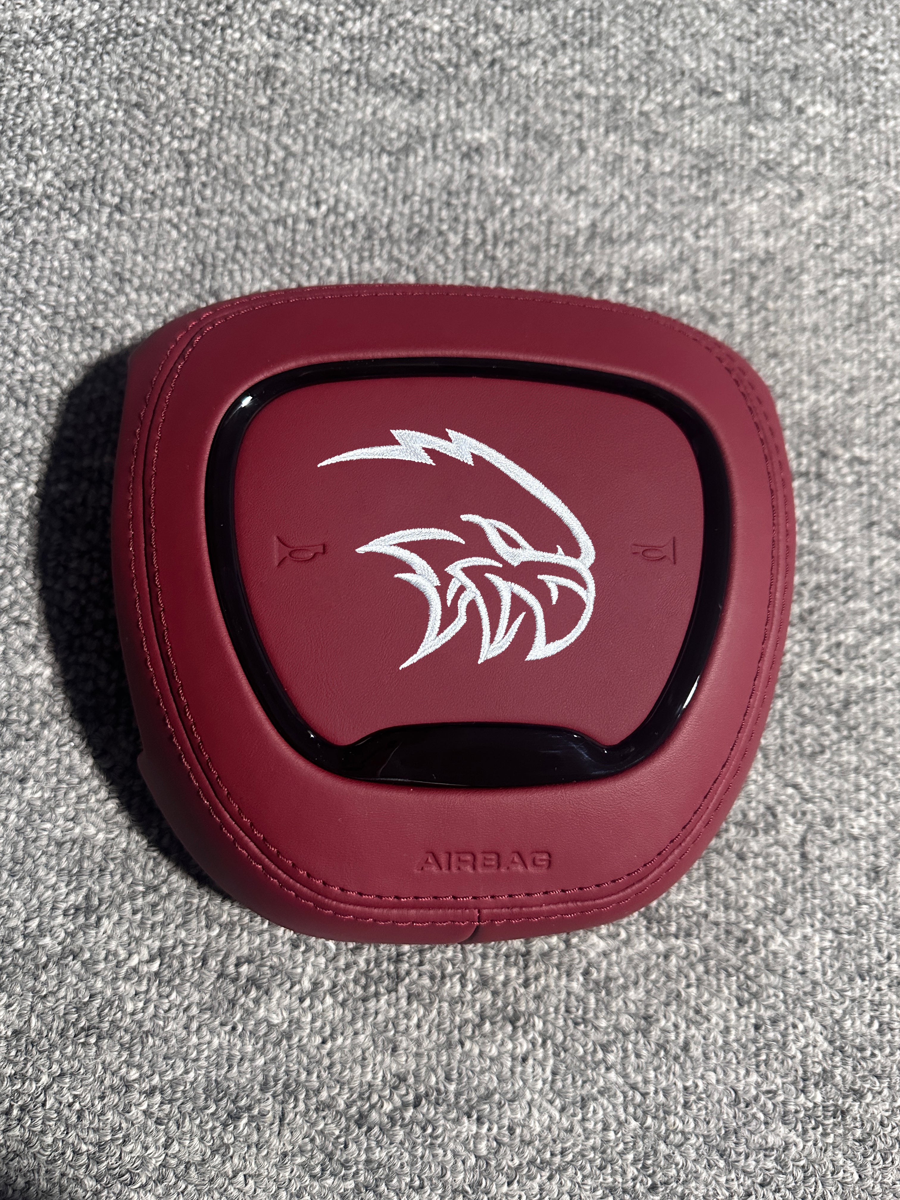 Dodge Charger Challenger 2015-2023 Horn Cover Button Steering Wheel Nappa