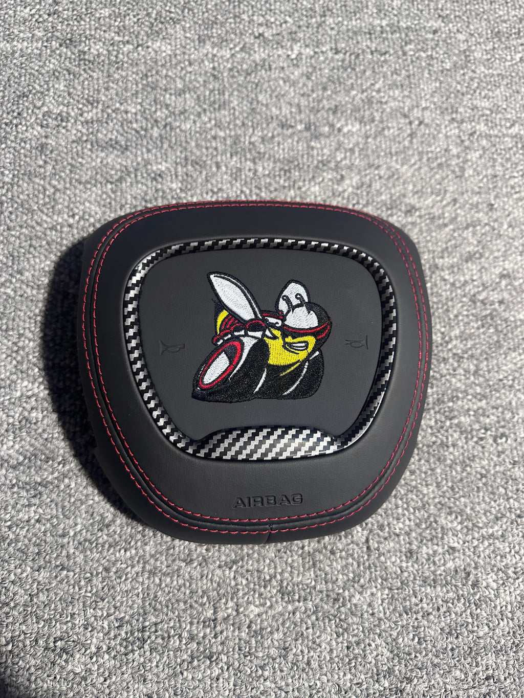 Dodge Charger Challenger 2015-2023 Horn Cover Button Steering Wheel Nappa