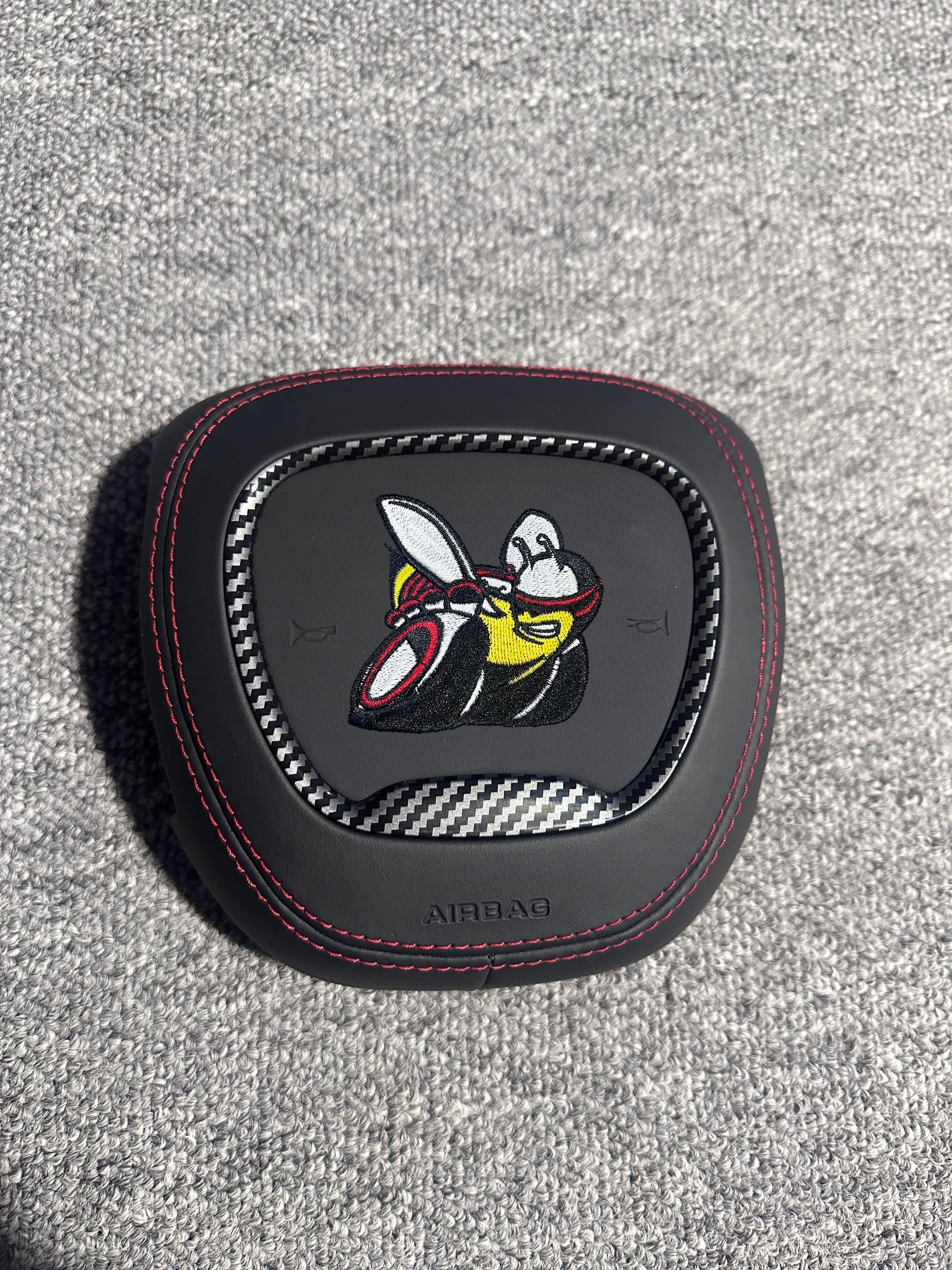 Dodge Charger Challenger 2015-2023 Horn Cover Button Steering Wheel Nappa